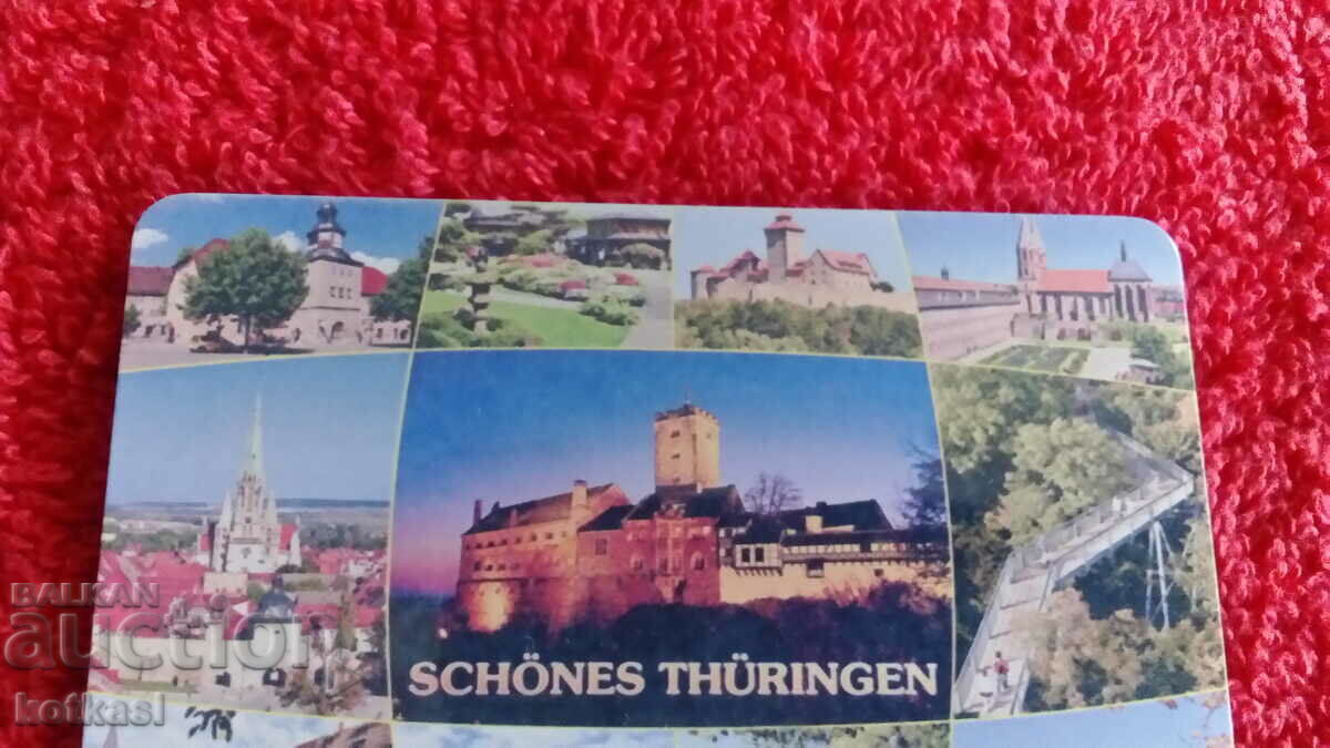 Livrarea Magnet de frigider suvenir din metal Germania Turingia Livrarea Magnet de frigider suvenir din metal Germania Turingia