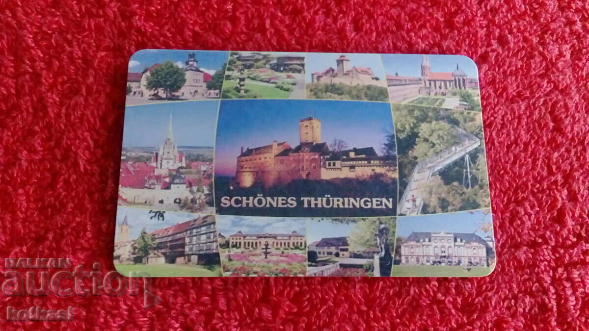 Magnet de frigider suvenir din metal Germania Turingia - 5 Magnet de frigider suvenir din metal Germania Turingia - 5