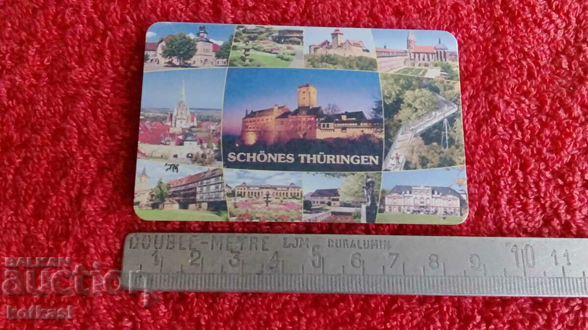 Souvenir Metal fridge magnet Germany Thuringia Souvenir Metal fridge magnet Germany Thuringia