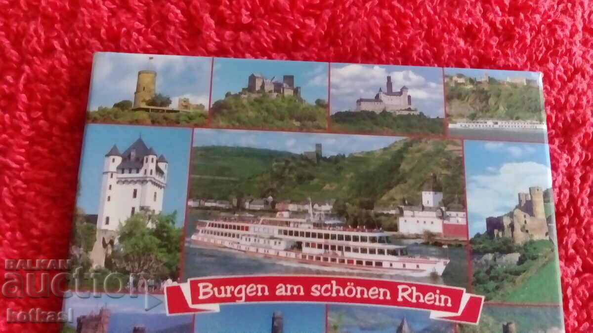 Delivery of Souvenir Fridge Magnet Germany Castles Rhine Delivery of Souvenir Fridge Magnet Germany Castles Rhine