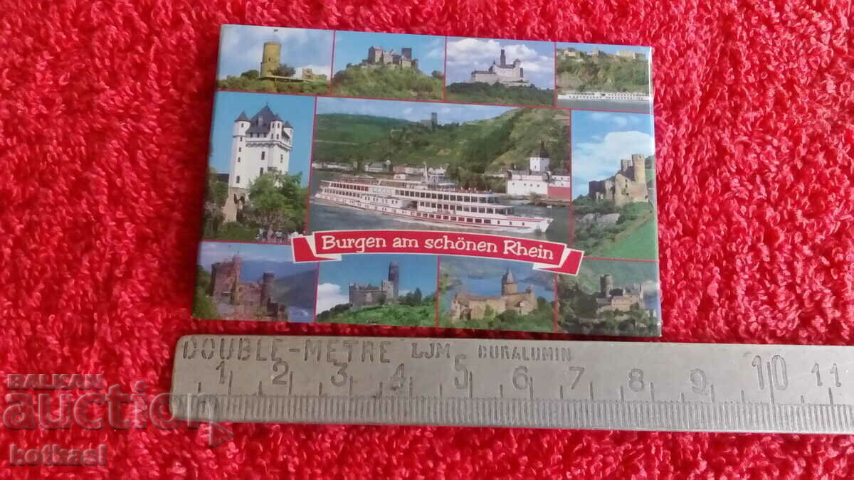Souvenir Fridge Magnet Germany Castles Rhine Souvenir Fridge Magnet Germany Castles Rhine