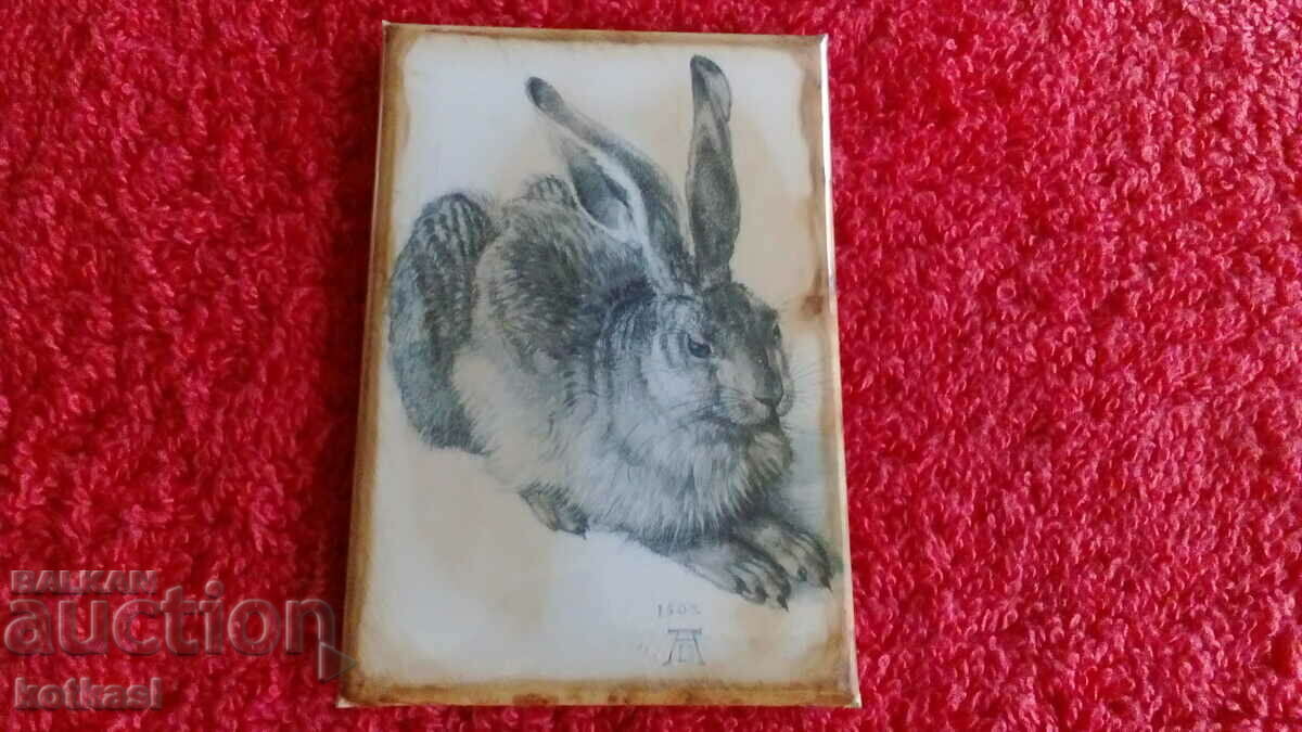 Souvenir Fridge Magnet Animal Rabbit - 5 Souvenir Fridge Magnet Animal Rabbit - 5