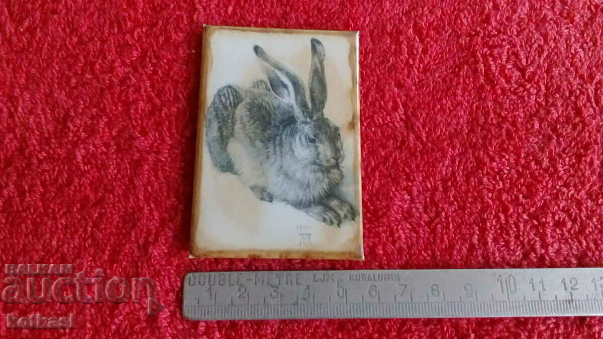 Souvenir Fridge Magnet Animal Rabbit