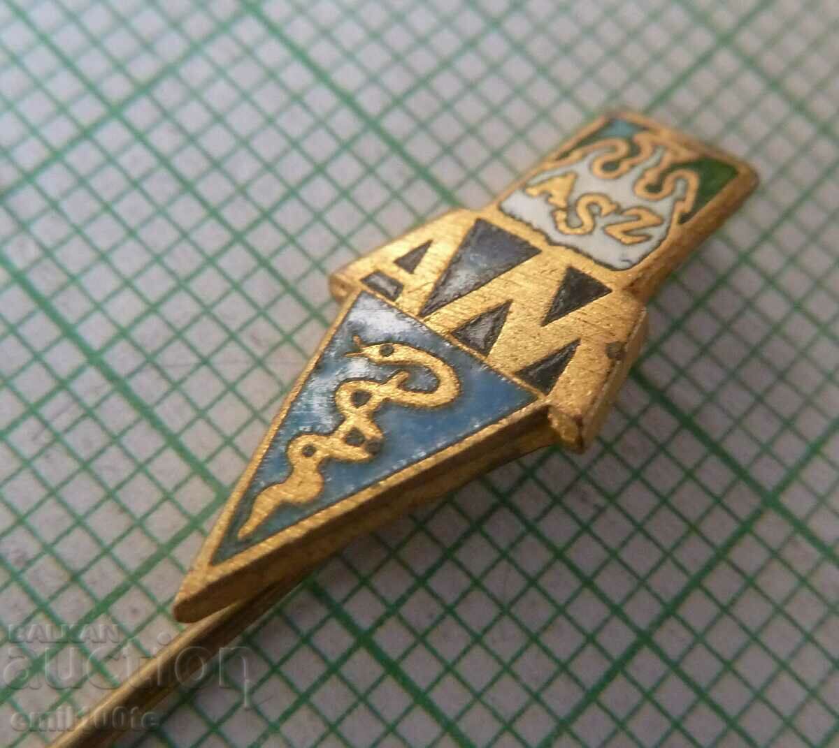 Badge - AZS Student Sports and Football Club Poland with price 4.00 BGN | € 2.05