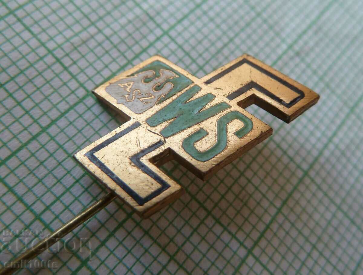 Badge - AZS Student Sports and Football Club Poland with price 4.00 BGN | € 2.05 Badge - AZS Student Sports and Football Club Poland with price 4.00 BGN | € 2.05