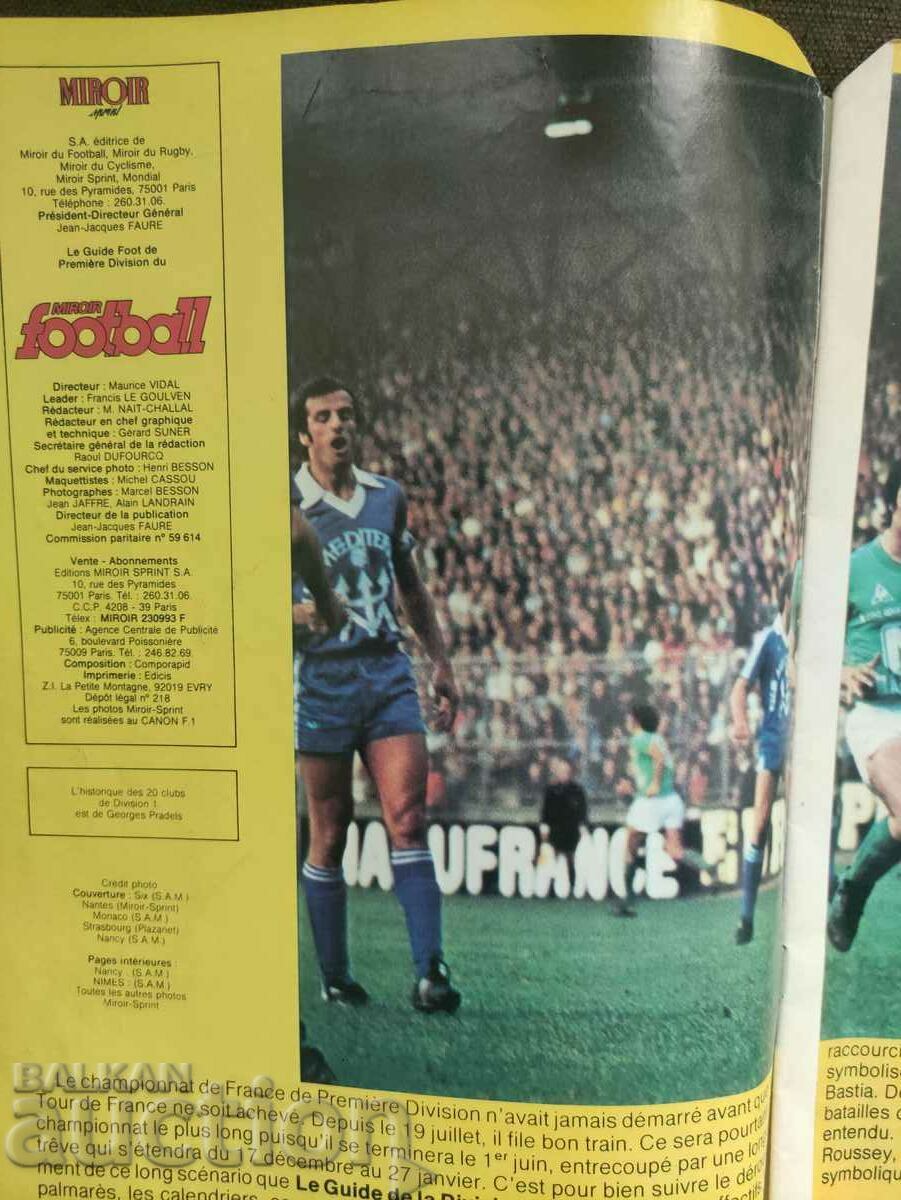 Delivery of le guide foot de premiere division du mirror football 1978-9 Delivery of le guide foot de premiere division du mirror football 1978-9