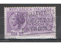 1954. Italia. Propaganda pentru plata impozitelor.