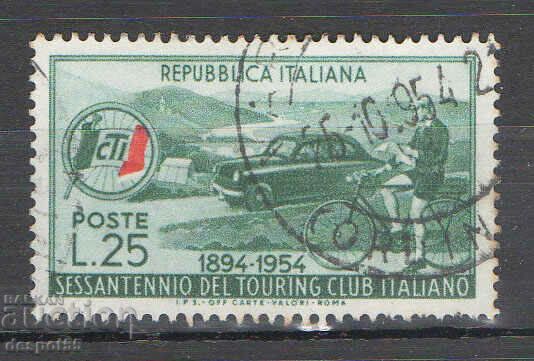 1954. Italy. 60th anniversary of the Italian Tourist Club.
