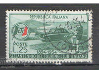1954. Италия. 60-годишнина на италианския туристически клуб.