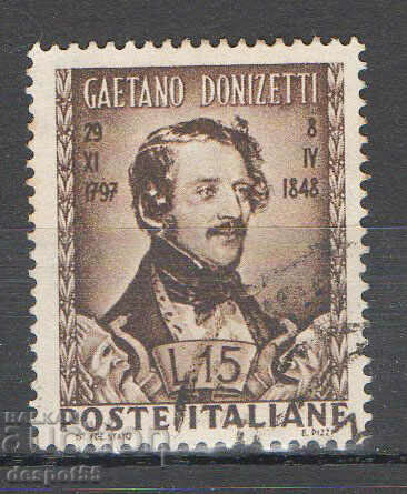 1948. Italia. 100 de ani de la moartea lui Donizetti.