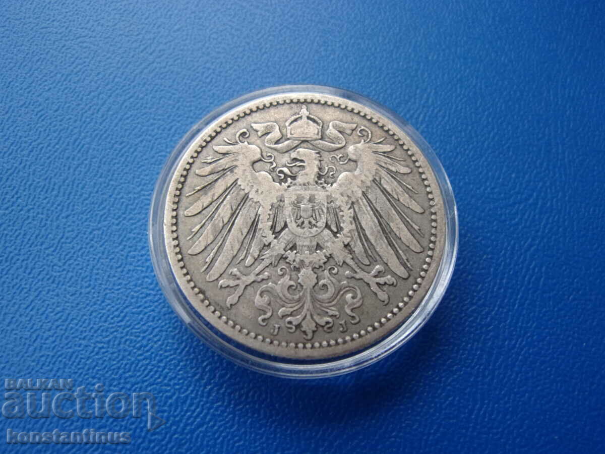 Германия Райх  1 Марка  1893 J  Rare с цена € 28.12 | 55.00 лв.