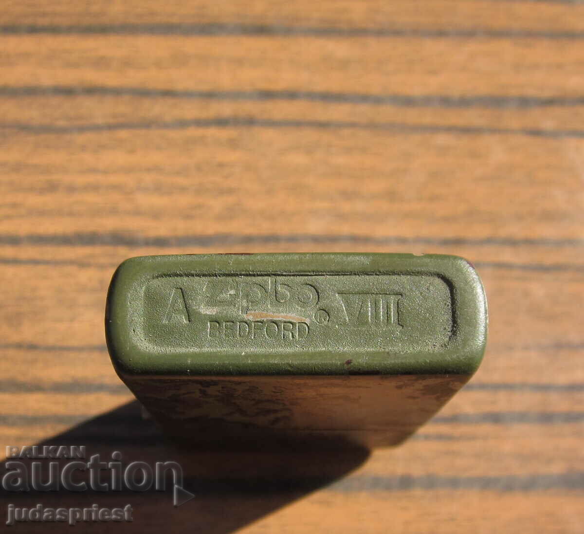 Auction  ZIPPO zippo old petrol bronze lighter camouflage