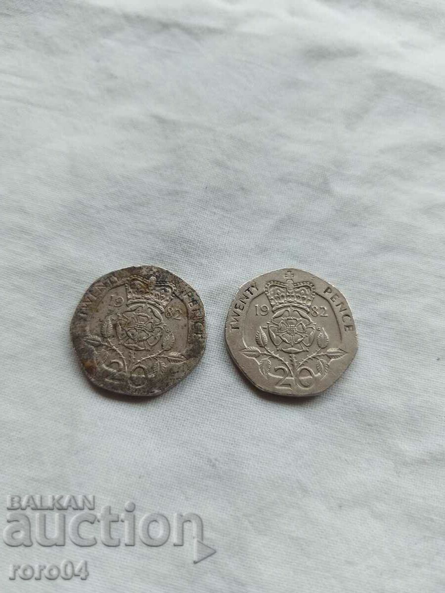 Delivery of 20 PENS 1982 - 2 PIECES Delivery of 20 PENS 1982 - 2 PIECES