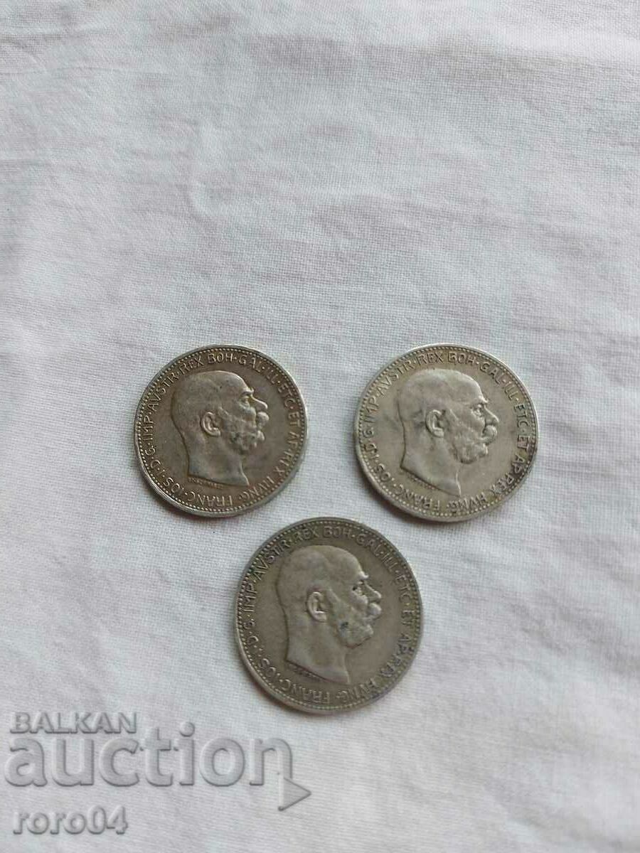 Livrarea 1 COROANA 1915 - 3 BUC Livrarea 1 COROANA 1915 - 3 BUC