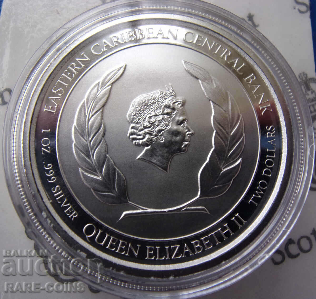 Dominica 2 dolari 2021 1 OZ UNC PROOF Rar cu preț € 76.69 | 149.99 BGN