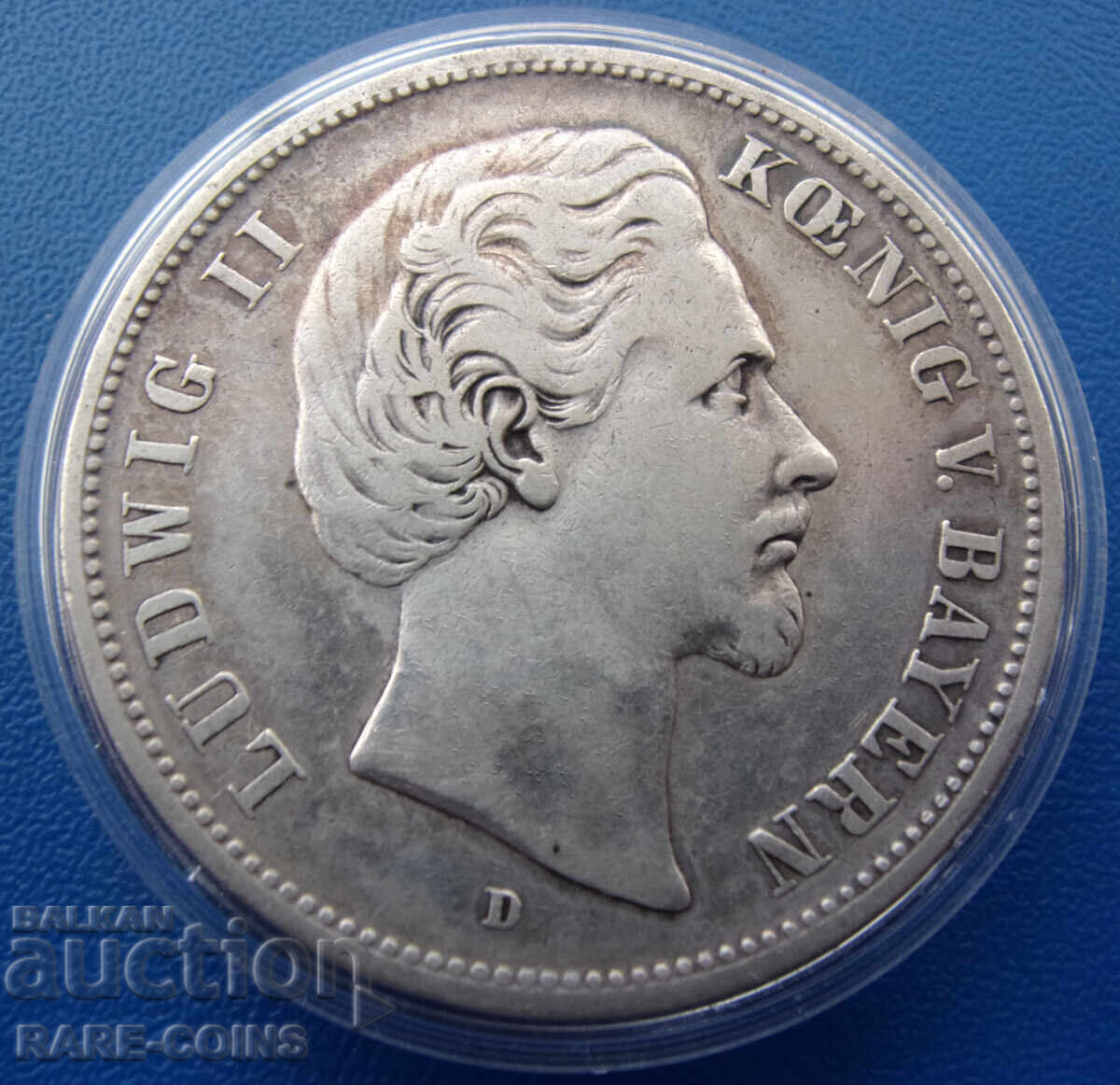 Γερμανία - Βαυαρία 5 Μάρκα 1876 Πολύ Σπάνιο