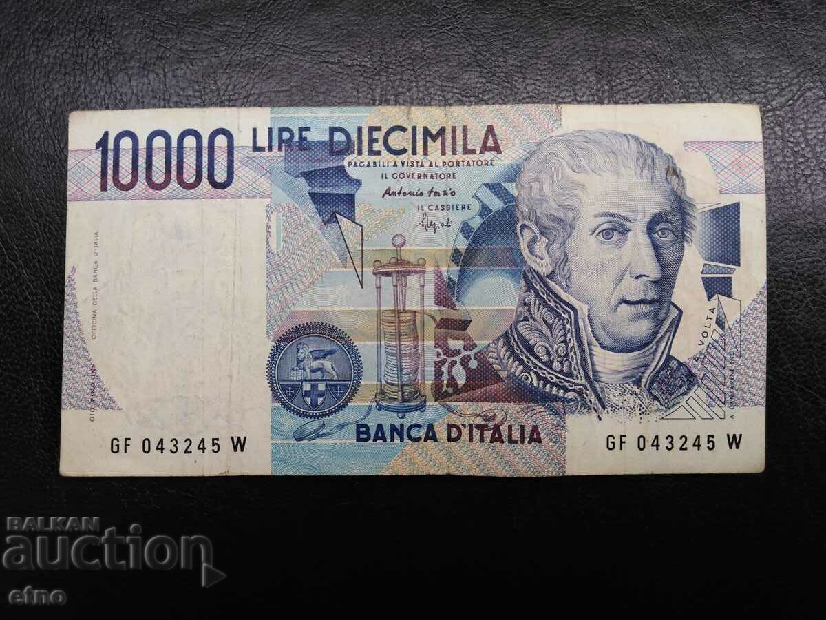 10000 LIRE 1984 ITALY, banknote