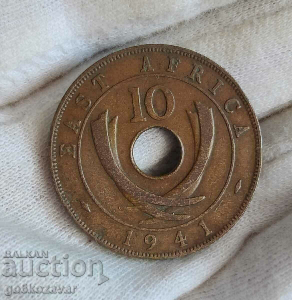 Британска Източна Африка 10 цента 1941г