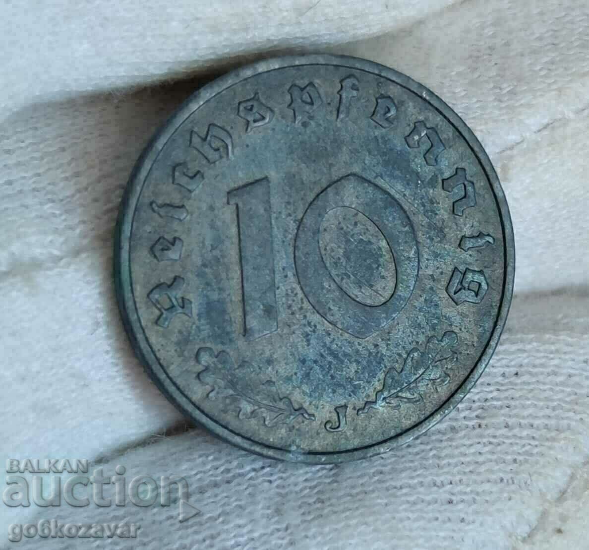 Γερμανία Τρίτο Ράιχ 10 pfennig 1942