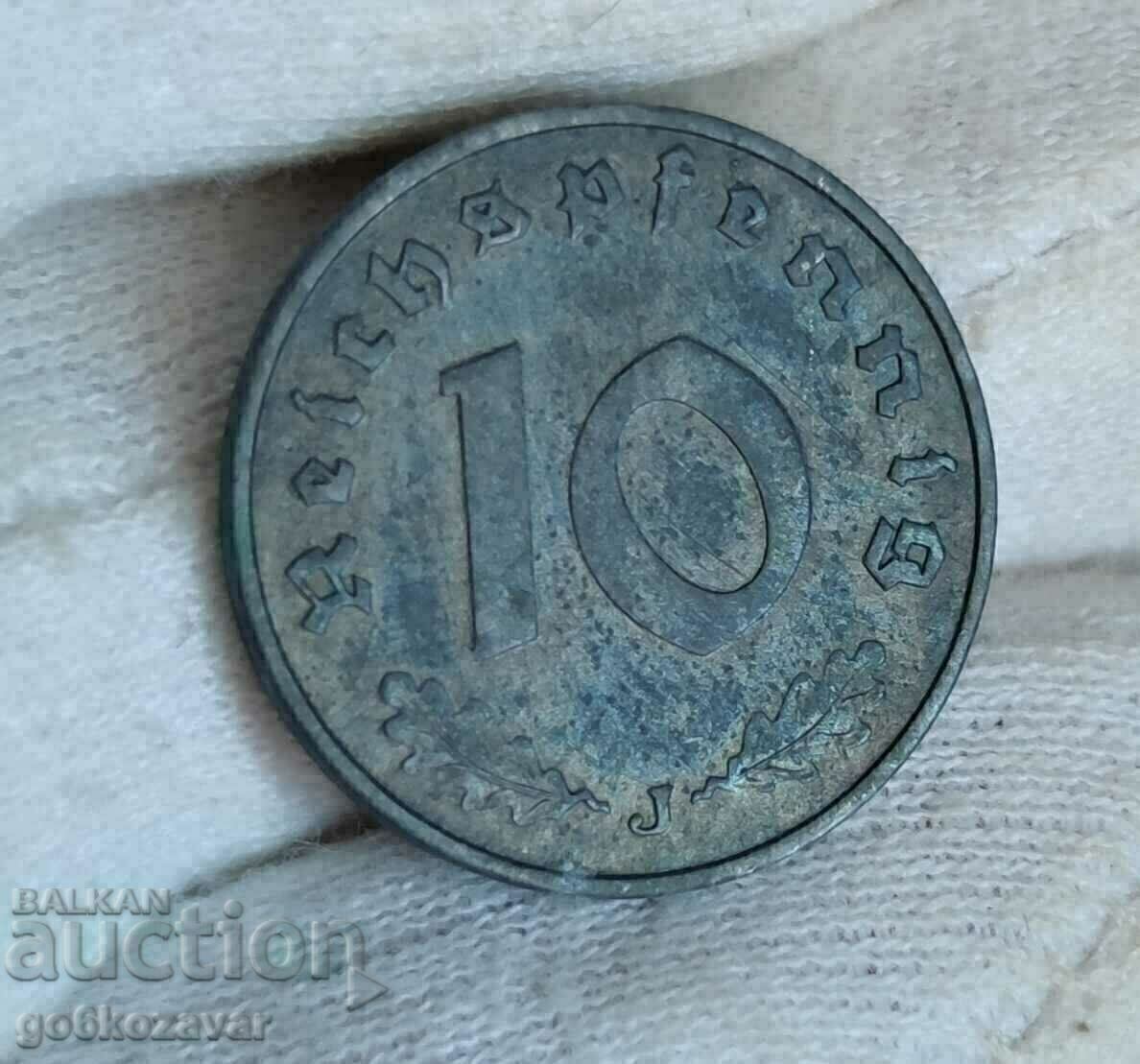 Germany Third Reich 10 pfennig 1942