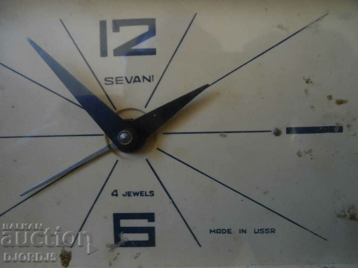 Παλιό επιτραπέζιο ρολόι "SEWANI" ΕΣΣΔ - 6 Παλιό επιτραπέζιο ρολόι "SEWANI" ΕΣΣΔ - 6