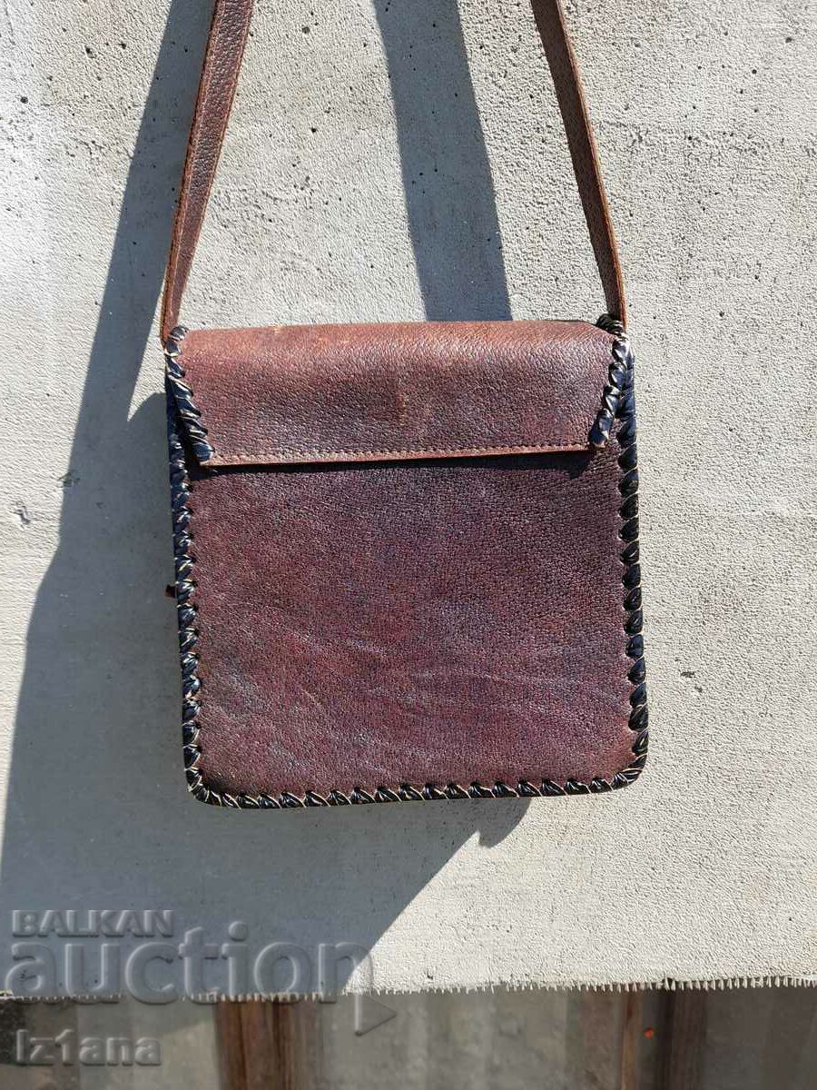Licitație doamnelor vechi sac din piele