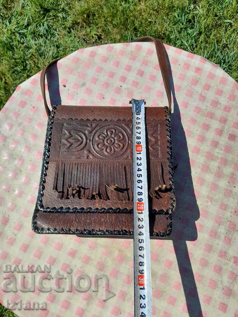 Livrarea doamnelor vechi sac din piele