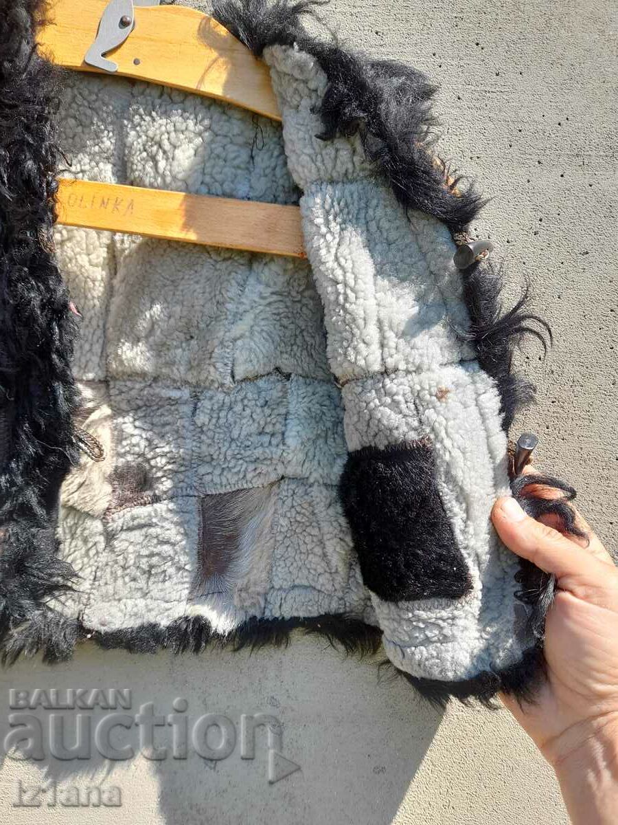 Old children's leather vest, vest with price 10.00 BGN | € 5.11