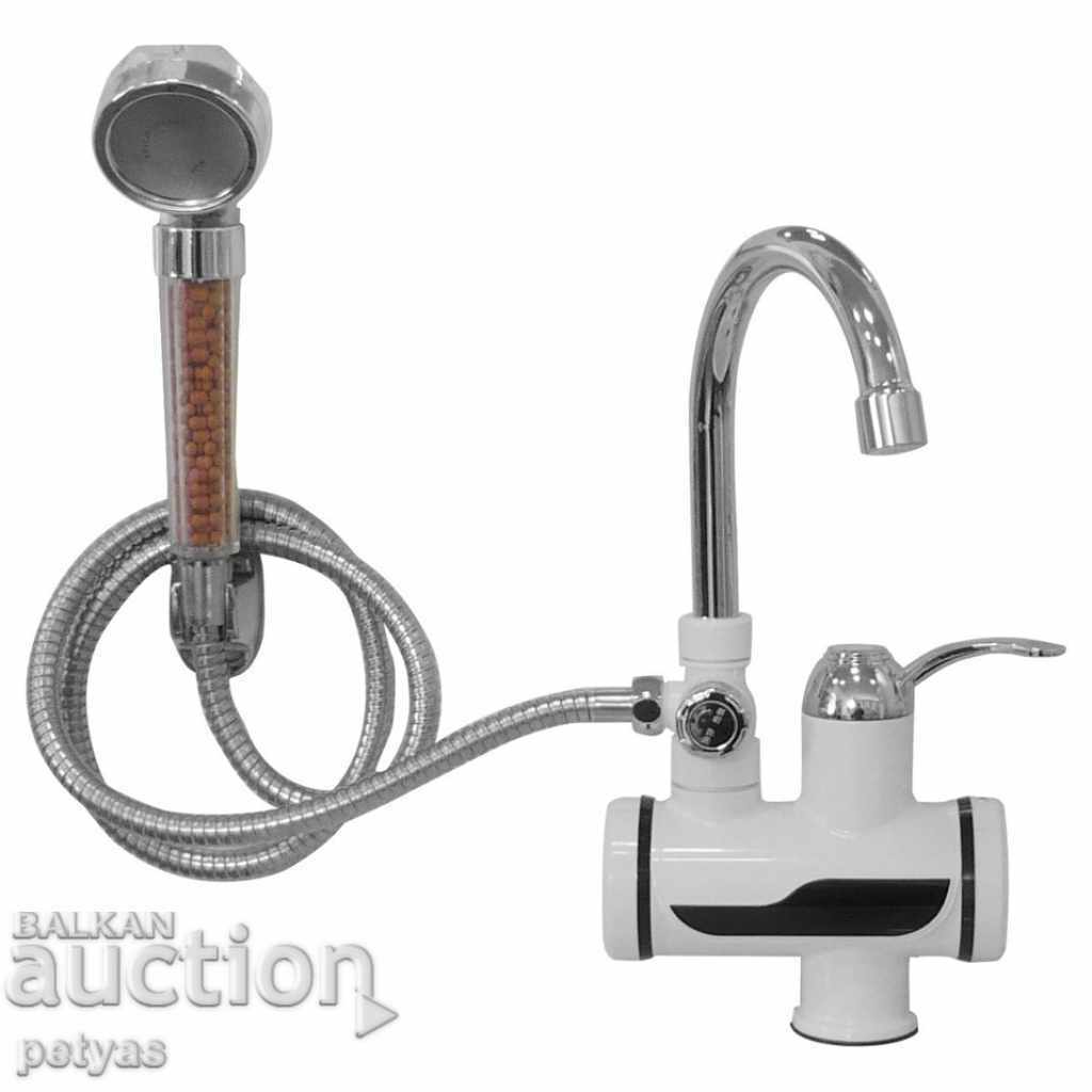 Robinet permanent cu încălzitor de apă instantaneu și duș cu turmalină - 5 Robinet permanent cu încălzitor de apă instantaneu și duș cu turmalină - 5