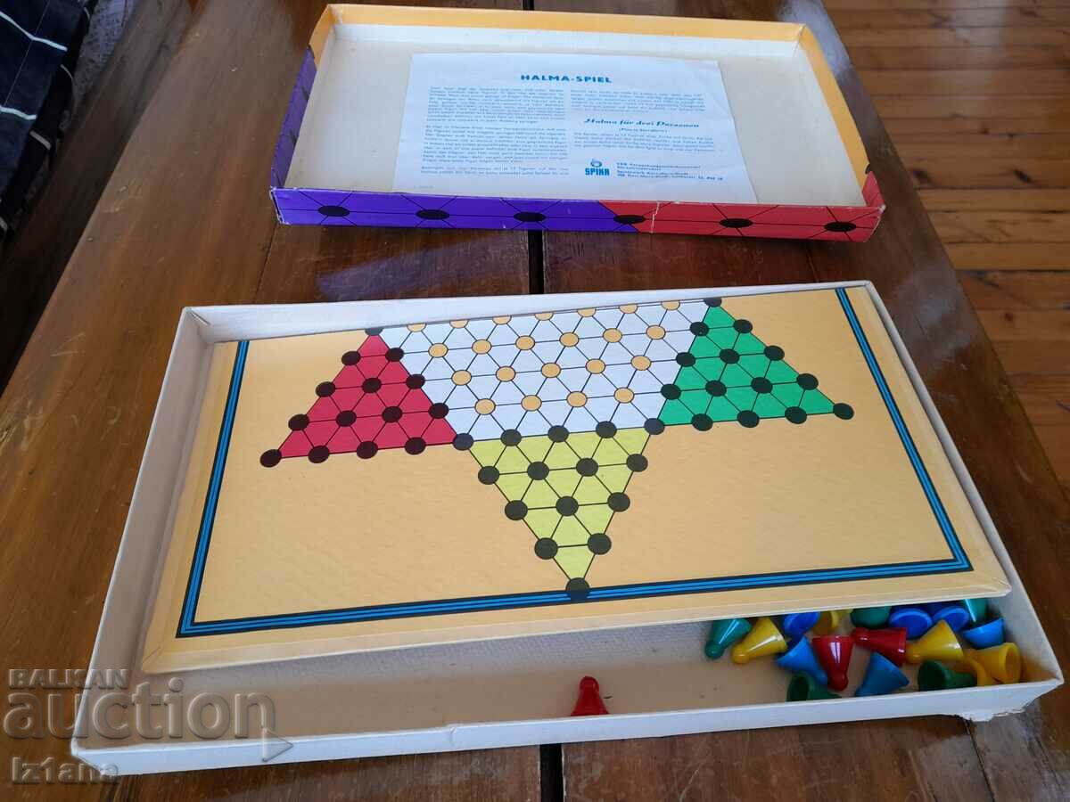 Old children's game Halma with price 40.00 BGN | € 20.45 Old children's game Halma with price 40.00 BGN | € 20.45