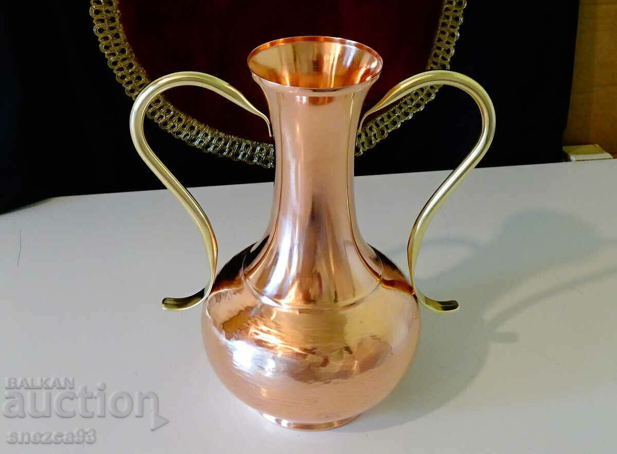 Copper wine jug, amphora, pure red copper, seamless - 6 Copper wine jug, amphora, pure red copper, seamless - 6