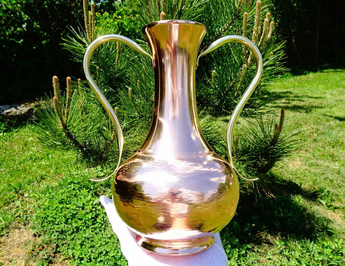 Copper wine jug, amphora, pure red copper, seamless - 7 Copper wine jug, amphora, pure red copper, seamless - 7