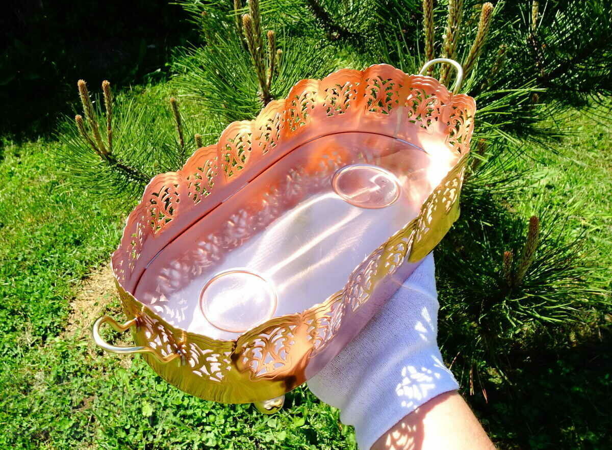 Copper vessel, copper fruit bowl, jardiniere. - 5 Copper vessel, copper fruit bowl, jardiniere. - 5