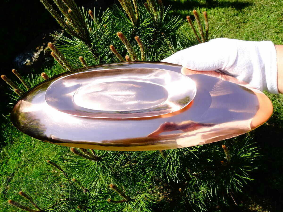 Copper fruit bowl, gondola, planter 38 cm - 6 Copper fruit bowl, gondola, planter 38 cm - 6