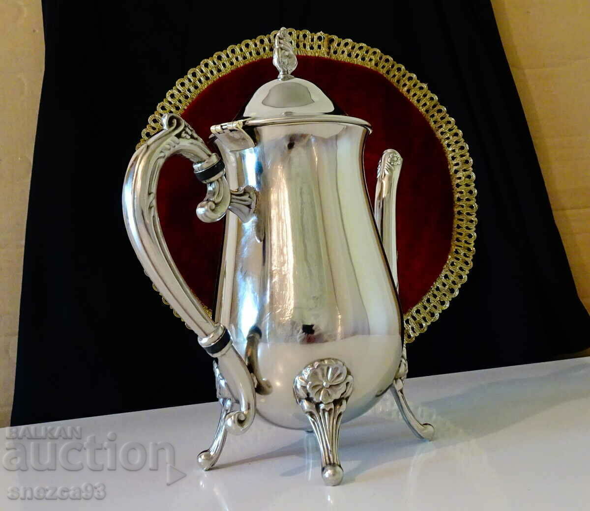 Delivery of Silver-plated bronze jug 1.2 l., baroque Delivery of Silver-plated bronze jug 1.2 l., baroque
