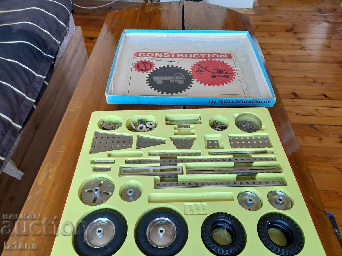 Auction Old metal constructor Construction 111 Auction Old metal constructor Construction 111