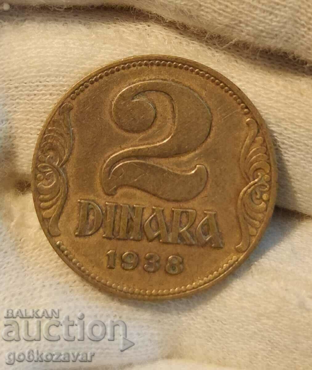 Iugoslavia 2 dinari 1938
