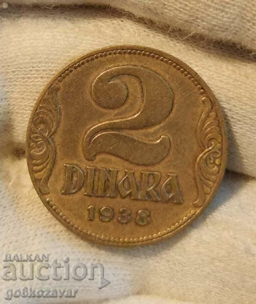 Yugoslavia 2 dinars 1938