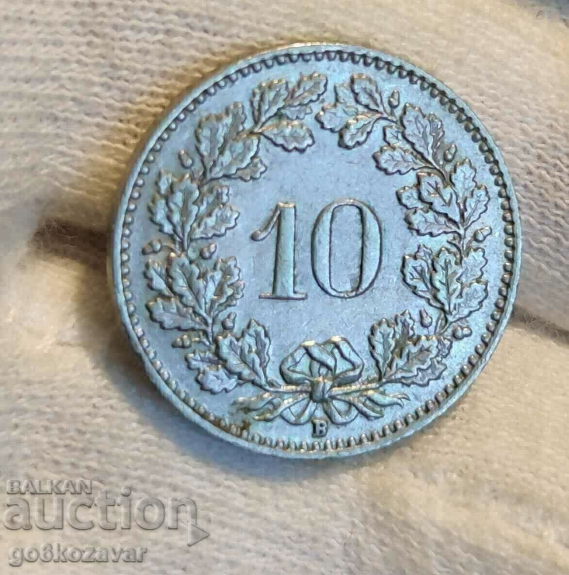 Switzerland 10 rape 1955 with price 1.40 BGN | € 0.72 Switzerland 10 rape 1955 with price 1.40 BGN | € 0.72