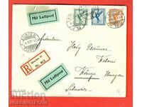 TRAVEL ENVELOPE AIR MAIL GERMANY - SWITZERLAND - 1927