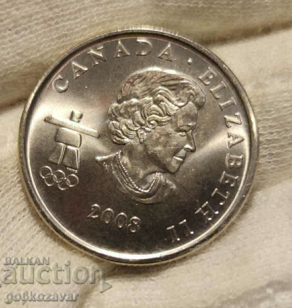 Canada 25 cents 2008 Winter Olympics!
