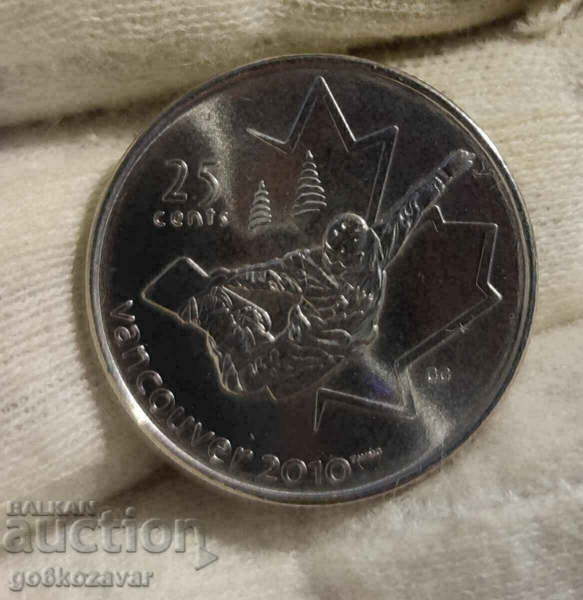 Canada 25 de cenți Jocurile Olimpice de iarnă 2008!