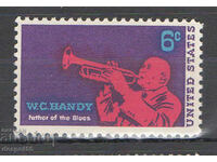 1969. SUA. W. C. Handy - compozitor, cântăreț american.
