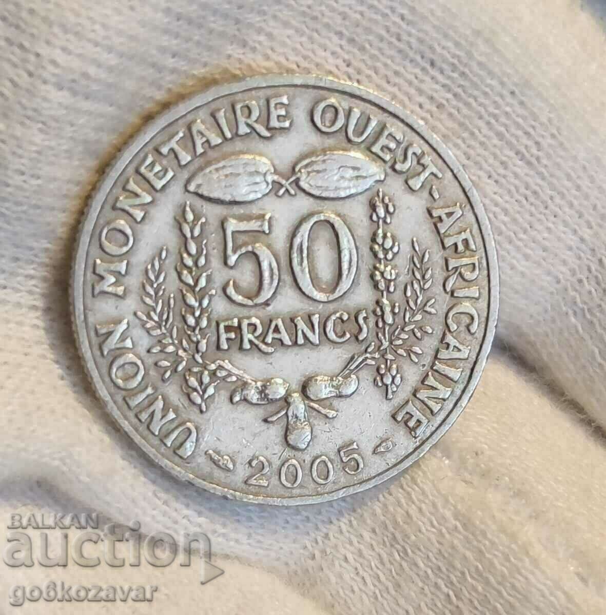 Δυτική Αφρική 50 Φράγκα 2005