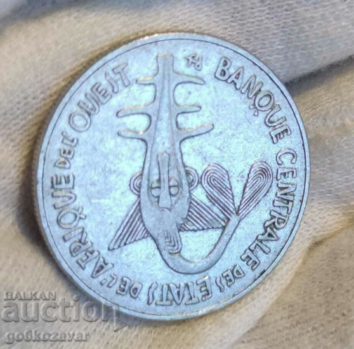 Africa de Vest 100 de franci 1987