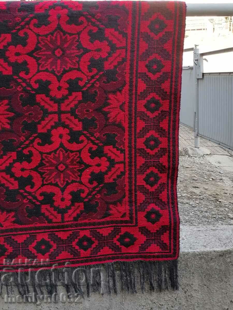 Handmade 90 year old woolen carpet 4.00 / 2.40 meters rug - 6 Handmade 90 year old woolen carpet 4.00 / 2.40 meters rug - 6