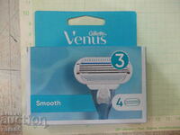 Set of 4 pcs. blades "Gillette - Venus - Smooth" new