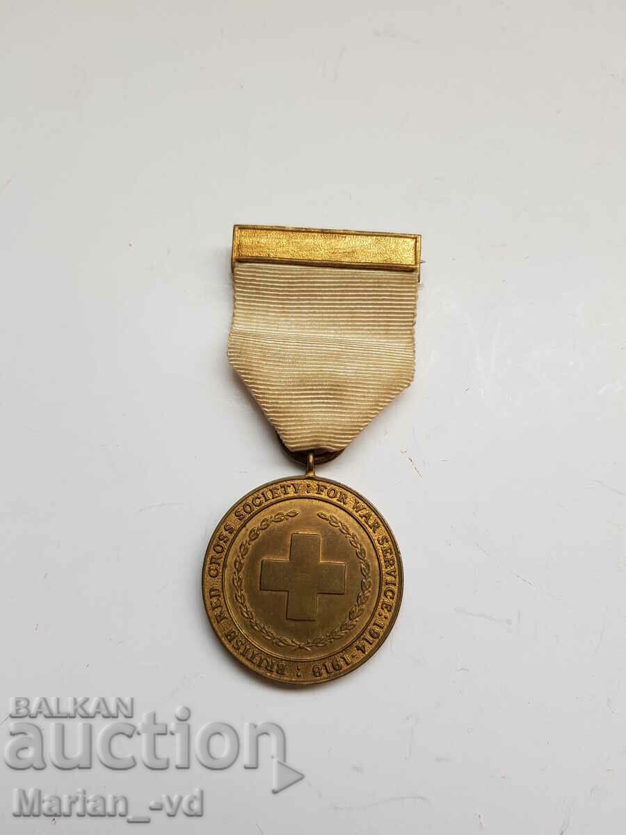 Auction MEDAL FOR MILITARY SERVICE OF THE BRITISH RED CROSS 1914-1918 Auction MEDAL FOR MILITARY SERVICE OF THE BRITISH RED CROSS 1914-1918