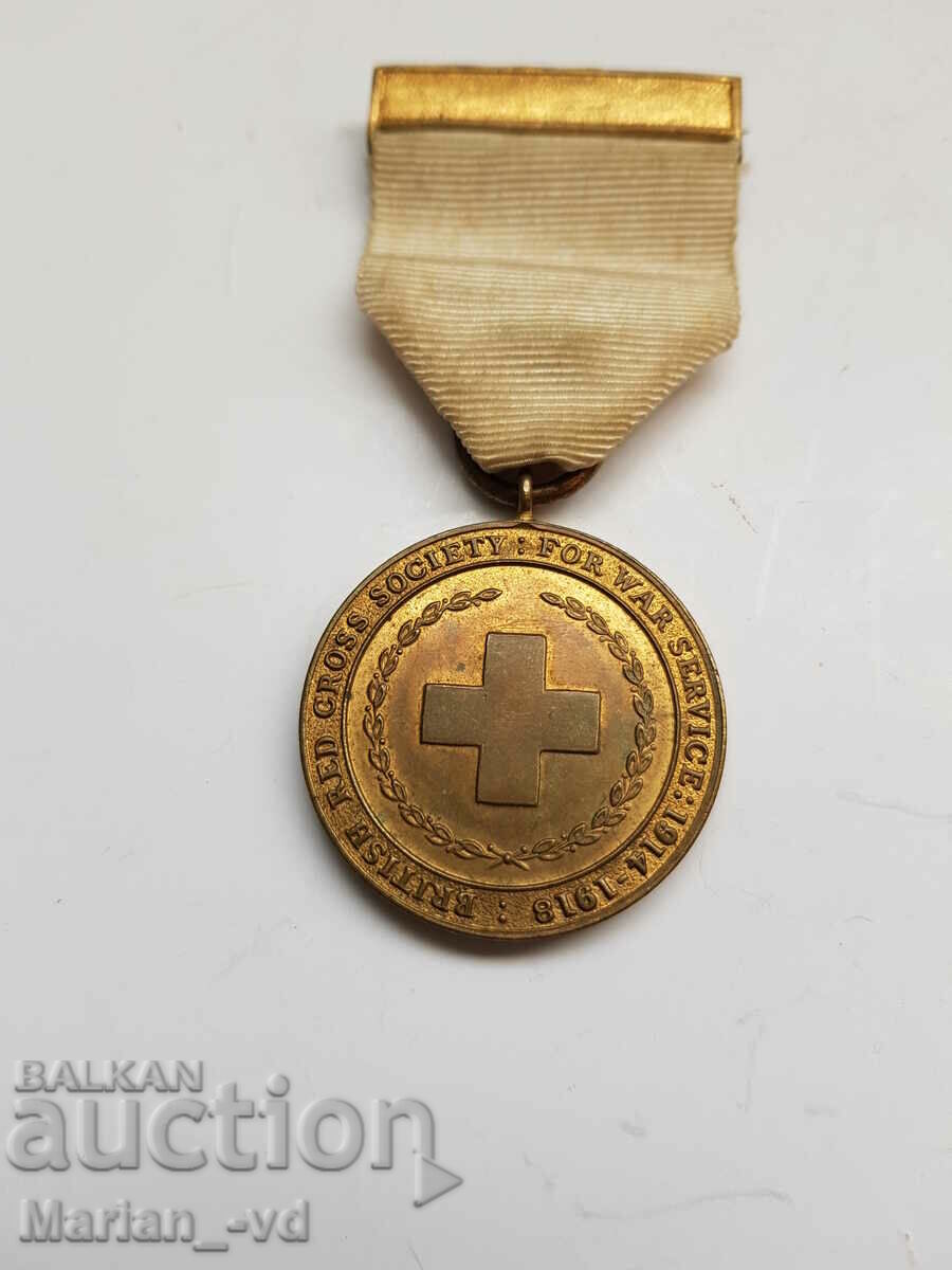 MEDAL FOR MILITARY SERVICE OF THE BRITISH RED CROSS 1914-1918