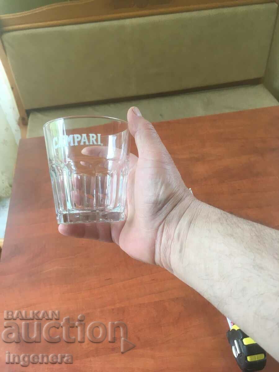 CUP GLASS ADVERTISING CAMPARI